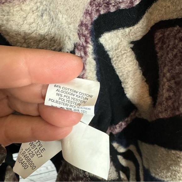 Lucky Brand waterfall front chevron size XS long sleeve cardigan‎ - Picture 6 of 11